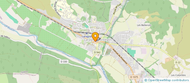 localisation de l'entreprise COPY PUB  LARAGNE-MONTEGLIN