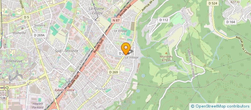 localisation de l'entreprise COPY SCOOP  SAINT-MARTIN-D'HERES