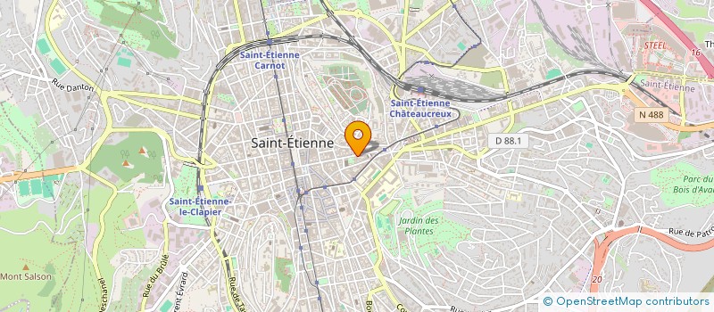 localisation de l'entreprise COPY SERVICE 42 à SAINT-ETIENNE