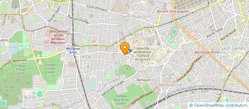 localisation de l'entreprise COPY SHOP 33  BORDEAUX