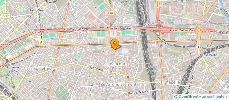 localisation de l'entreprise COPY STAR SAINT-BLAISE  PARIS