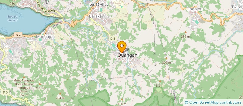 localisation de l'entreprise COPYTEK 97670 à OUANGANI
