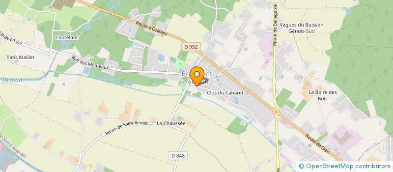localisation de l'entreprise COQ' COT' à BRAY-SAINT-AIGNAN