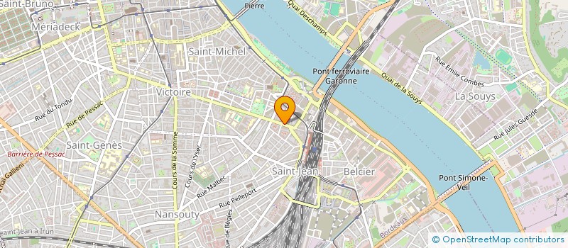 localisation de l'entreprise COQ DE GUYENNE  BORDEAUX