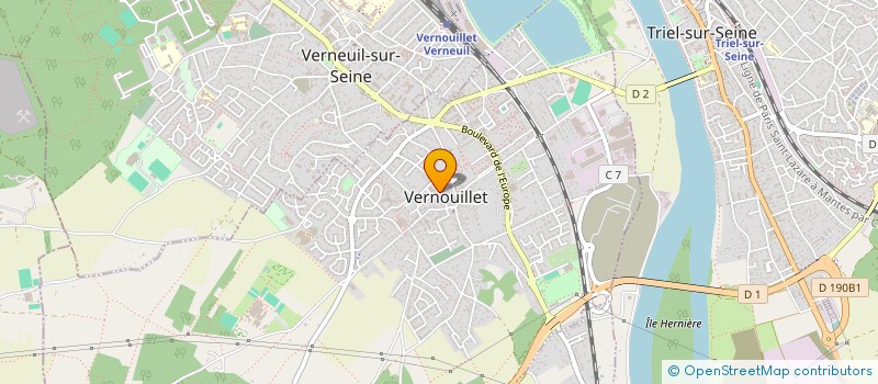 localisation de l'entreprise COQ&GOURMAND à VERNOUILLET
