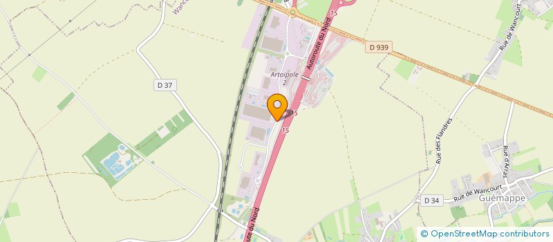 localisation de l'entreprise COQ INVEST HUTTENHEIM  WANCOURT