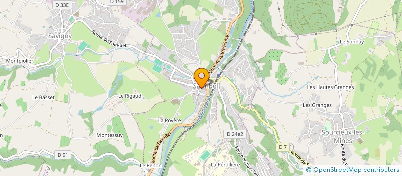 localisation de l'entreprise COQ IODE  SAIN-BEL