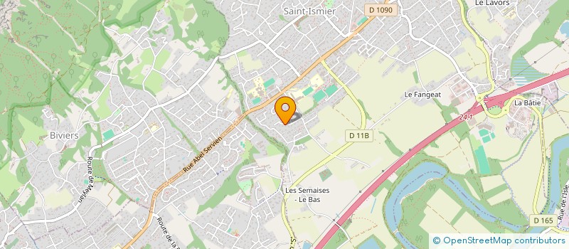 localisation de l'entreprise COQ N ROLL  SAINT-ISMIER