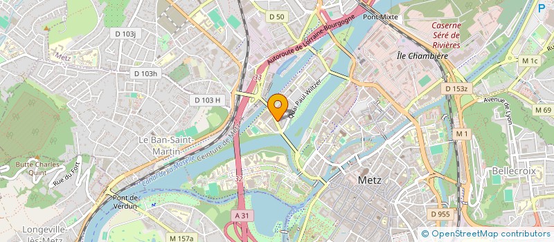 localisation de l'entreprise COQ N'ROLL à METZ