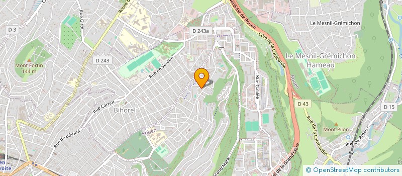 localisation de l'entreprise COQ R COQ à ROUEN