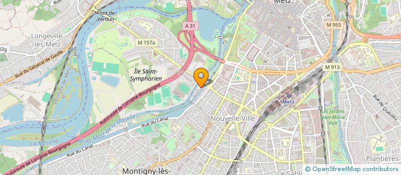 localisation de l'entreprise COQELI  METZ