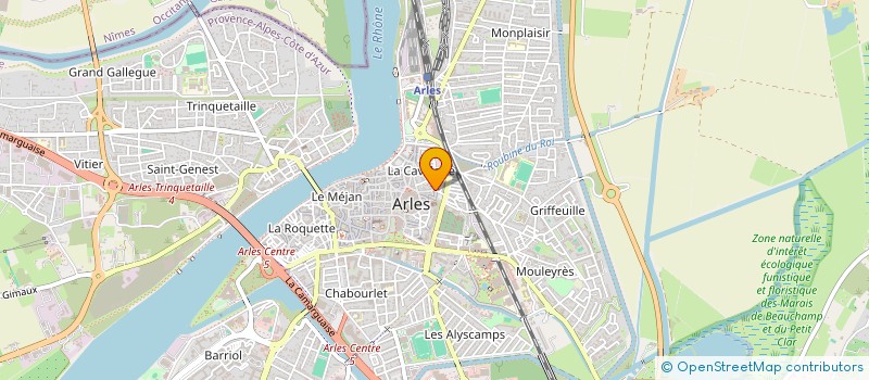 localisation de l'entreprise COQLICOTS à ARLES