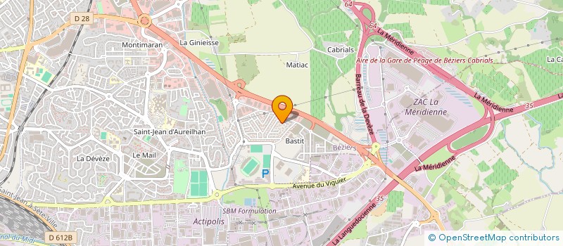 localisation de l'entreprise COQU'ILIAS à BEZIERS