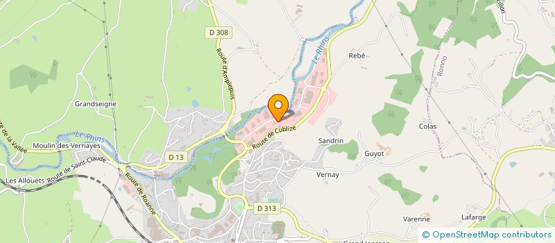 localisation de l'entreprise COQUARD JOCE DEVELOPPEMENT  AMPLEPUIS