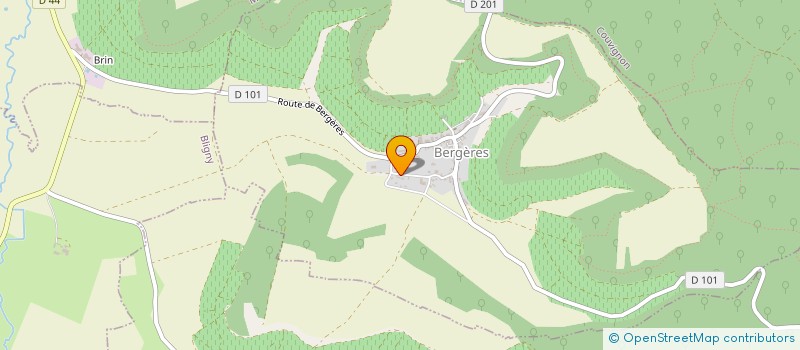 localisation de l'entreprise COQUARD PRESSURAGE à BERGERES