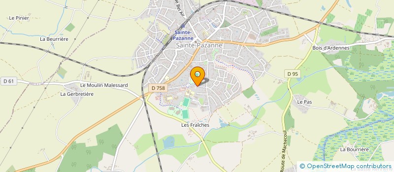 localisation de l'entreprise COQUART BAFM  SAINTE-PAZANNE