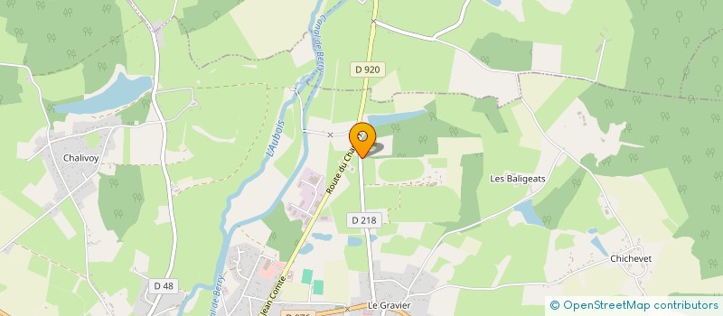 localisation de l'entreprise COQUART PY  LA GUERCHE-SUR-L'AUBOIS