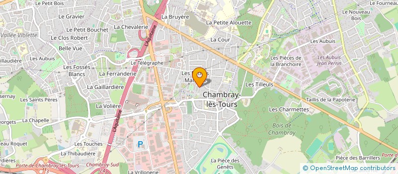 localisation de l'entreprise COQUATIMM SAS  CHAMBRAY-LES-TOURS