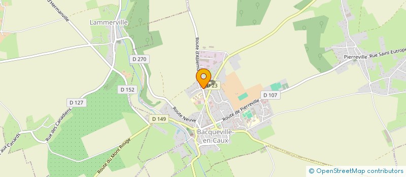 localisation de l'entreprise COQUATRIX MATERIAUX à BACQUEVILLE-EN-CAUX