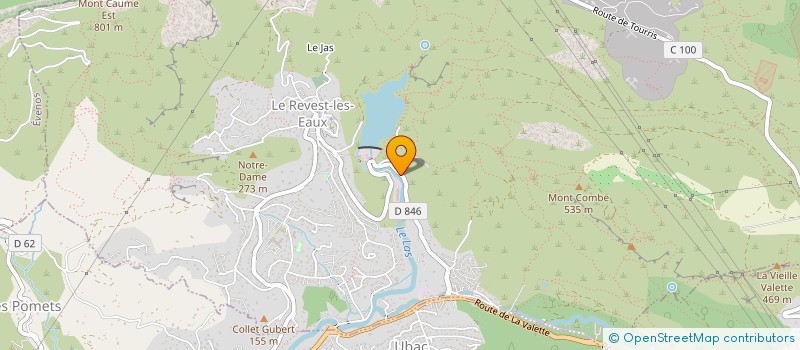 localisation de l'entreprise COQUE PISCINE PROTECTION  LE REVEST-LES-EAUX