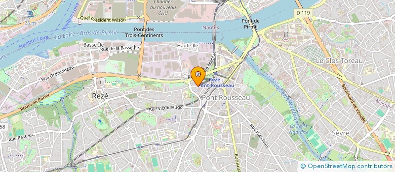 localisation de l'entreprise COQUELICOT 44  REZE