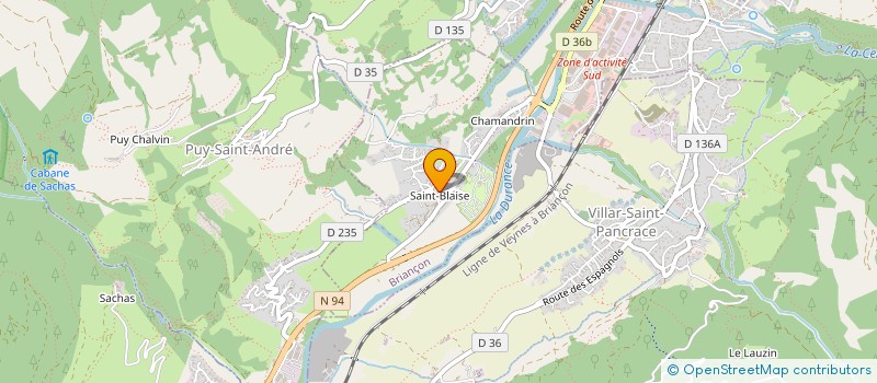 localisation de l'entreprise COQUELICOT  BRIANCON