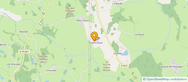 localisation de l'entreprise COQUELICOT  LE GRAND-BOURG