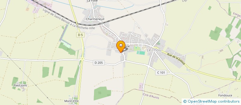 localisation de l'entreprise COQUELICOT  LE THOU