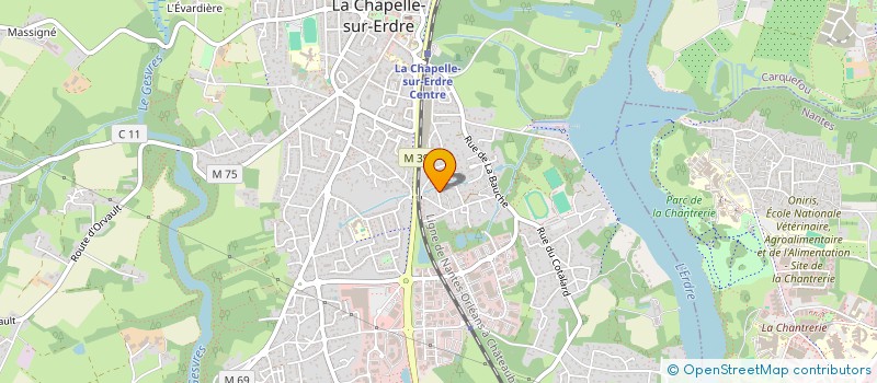 localisation de l'entreprise COQUELICOT  LA CHAPELLE-SUR-ERDRE