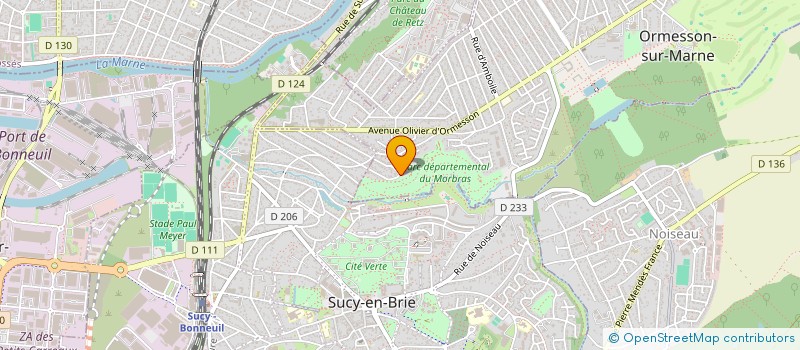 localisation de l'entreprise COQUELICOT  ORMESSON-SUR-MARNE