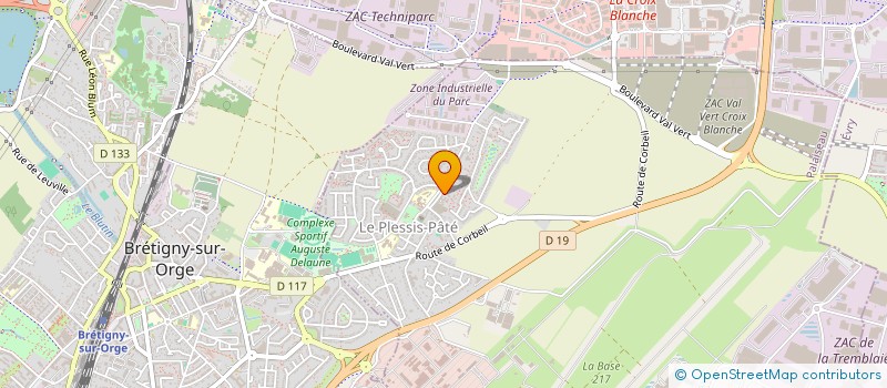 localisation de l'entreprise COQUELICOT  LE PLESSIS-PATE