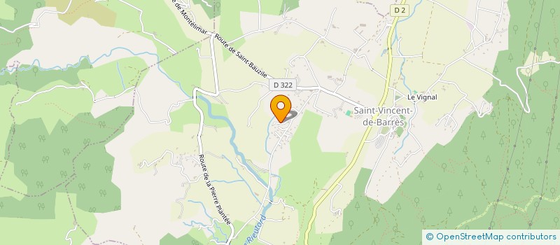 localisation de l'entreprise COQUELICOT  SAINT-VINCENT-DE-BARRES
