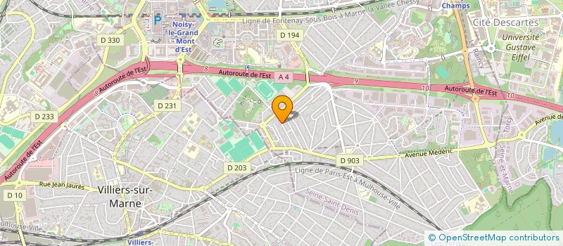 localisation de l'entreprise COQUELICOT  NOISY-LE-GRAND