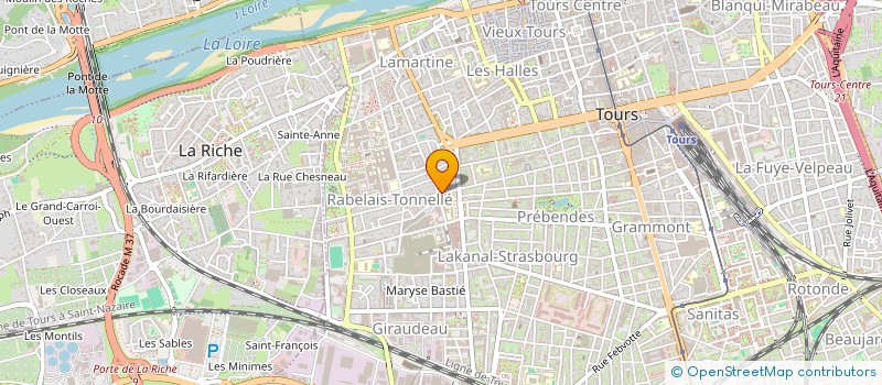 localisation de l'entreprise COQUELICOT CIRCUS  TOURS