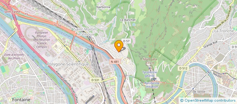 localisation de l'entreprise COQUELICOT & CO  SAINT-MARTIN-LE-VINOUX