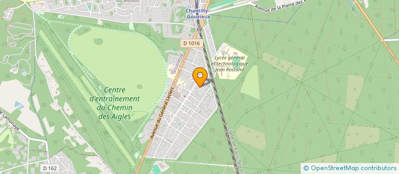 localisation de l'entreprise COQUELICOT CONSEIL  CHANTILLY