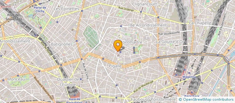 localisation de l'entreprise COQUELICOT DES ABBESSES  PARIS