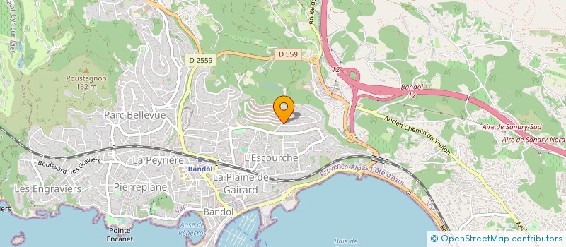 localisation de l'entreprise COQUELICOTS à BANDOL