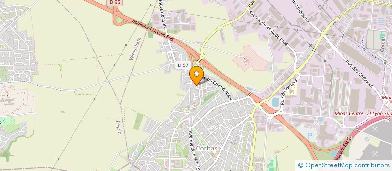 localisation de l'entreprise COQUELICOTS à CORBAS