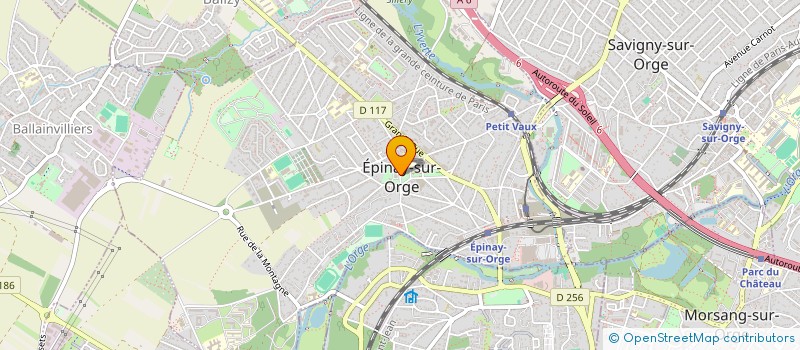 localisation de l'entreprise COQUELICOTS ET PISSENLITS à EPINAY-SUR-ORGE