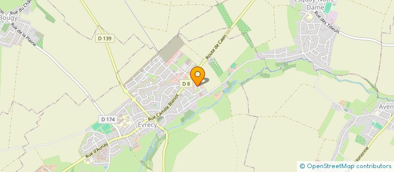 localisation de l'entreprise COQUELIN F.  EVRECY