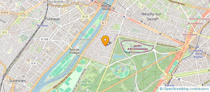 localisation de l'entreprise COQUELINE ENERGIES à NEUILLY-SUR-SEINE
