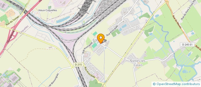 localisation de l'entreprise COQUELLES SANTE  FRETHUN