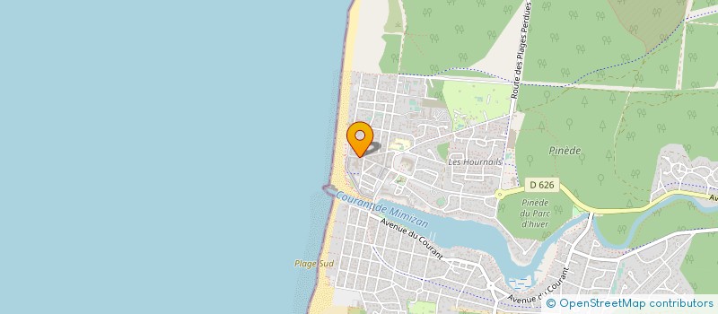 localisation de l'entreprise COQUEMA DROUVROY  MIMIZAN