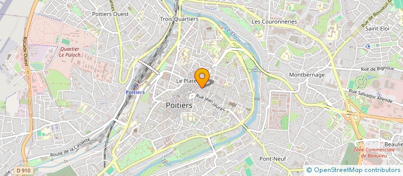 localisation de l'entreprise COQUEMAS ADRIEN  POITIERS