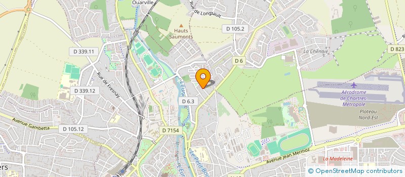 localisation de l'entreprise COQUEREAU & FILS à CHARTRES