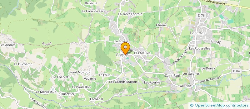 localisation de l'entreprise COQUERO  COGNY