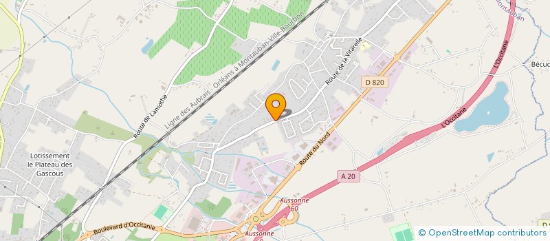 localisation de l'entreprise COQUES MURIEL DAVID PATRICE  MONTAUBAN