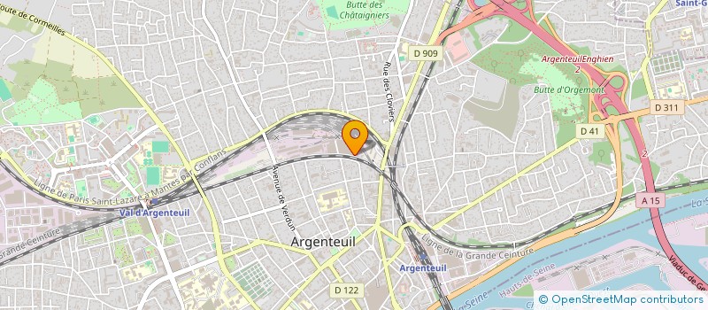 localisation de l'entreprise COQUES PIECES AUTO à ARGENTEUIL