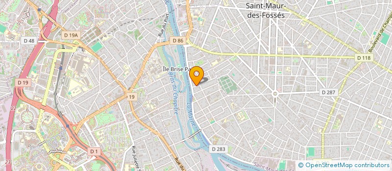 localisation de l'entreprise COQUET à SAINT-MAUR-DES-FOSSES